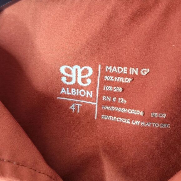 Albion Rustic Orange Jumpsuit Size 4T - Picture 4 of 8